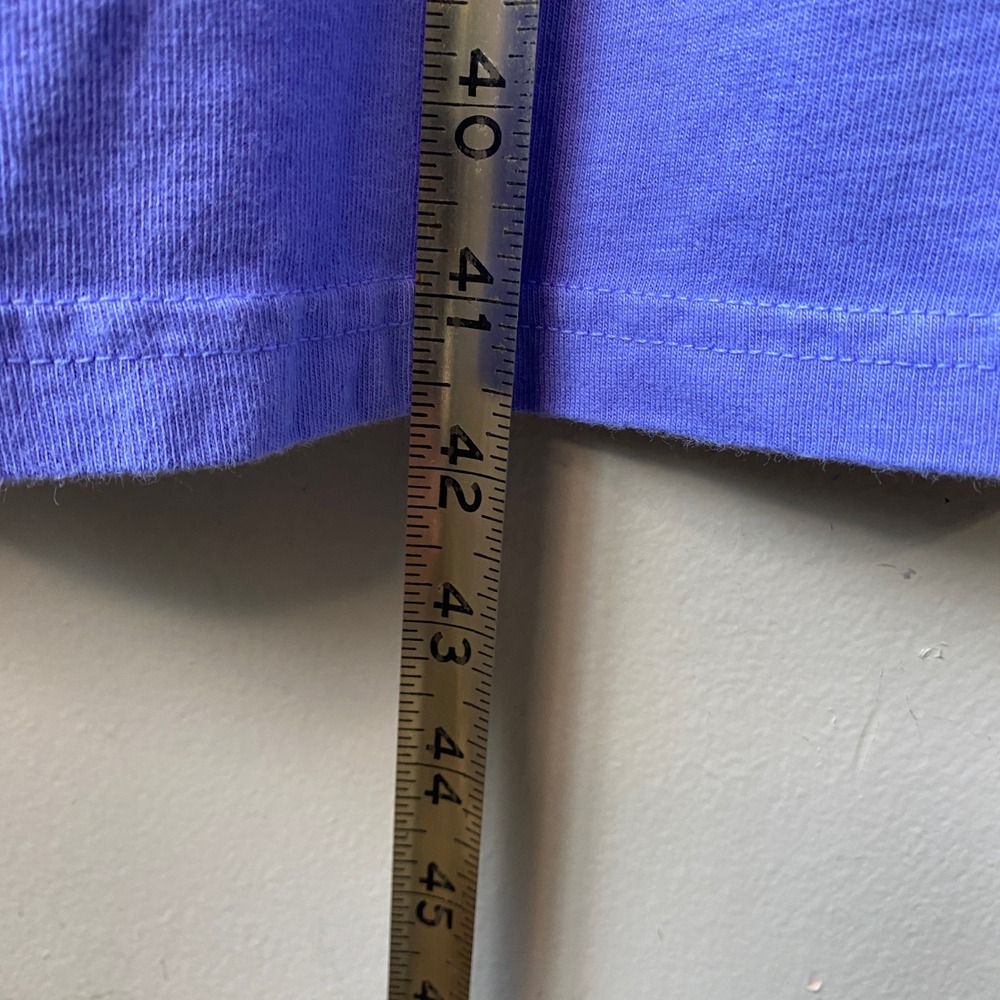 Fresh Produce Womens XL Periwinkle Purple Cotton T-Shirt Dress Made in USA NWT - Picture 9 of 10